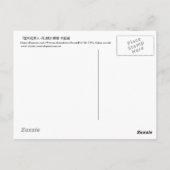 桜 花 女, 春 Cherry Blossom en een vrouw, Shunsho Briefkaart (Achterkant)