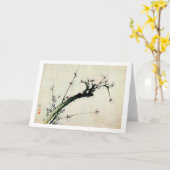 梅花, 北斎 de Bloesems van de Pruim, Hokusai, ukiyo-E Kaart (Gele Bloem)