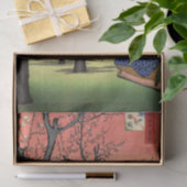 梅 の 園, 広 重 tuinkeling, Hiroshige Ukiyoe Tissuepapier (Geschenk)