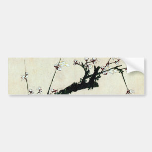 梅 花, 北 Plum Blossom, Hokusai, Ukiyo-e Bumpersticker