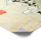 梅 花, 北 Plum Blossom, Hokusai, Ukiyo-e Poster (Hoek)