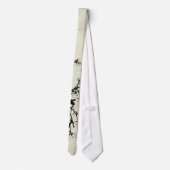 梅 花, 北 Plum Blossom, Hokusai, Ukiyo-e Stropdas (Achterkant)