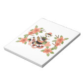 梟と鯉/Een uil en een karper Notitieblok (Linkerzijde)