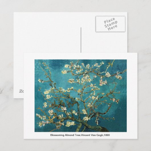 梵 高 Vincent Van Gogh Briefkaart (Voorkant / Achterkant)