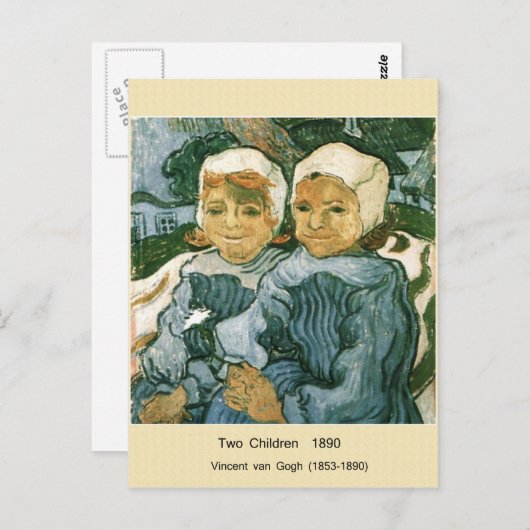 梵 高 Vincent Van Gogh Briefkaart (Voorkant / Achterkant)