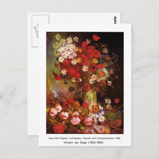 梵 高 Vincent Van Gogh Briefkaart (Voorkant / Achterkant)