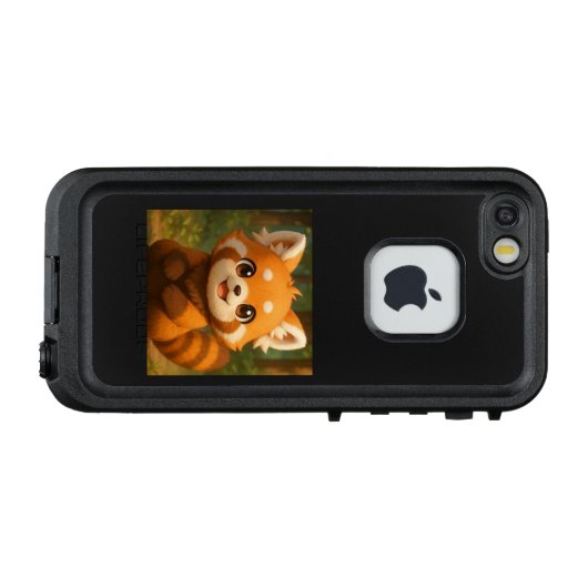 森の人気者レッサーくん LifeProof iPhone HOESJE (Achterkant (horizontaal))