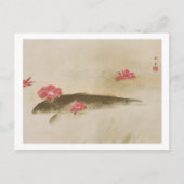 椿 と 鯉, 速 御 Camellia en Carp, Gyoshüd Briefkaart (Voorkant)