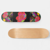 極彩色の牡丹ミックス PERSOONLIJK SKATEBOARD (Horizontaal)