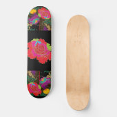 極彩色の牡丹ミックス PERSOONLIJK SKATEBOARD (Voorkant)