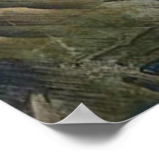 檜図 Cypress Tree Kano Eitoku Poster (Hoek)