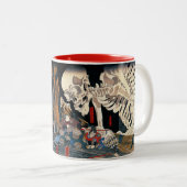 歌川国芳、相馬の古内裏 TWEEKLEURIGE KOFFIEMOK (Voorkant rechts)