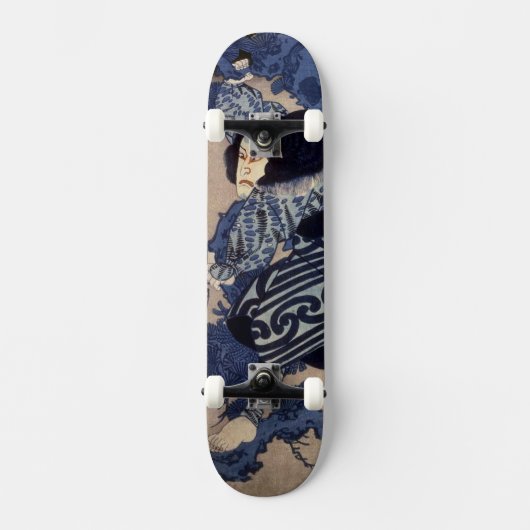 歌 伎 者, 国 芳 Kuniyoshi, Ukiyo-e Skateboard (Voorkant)