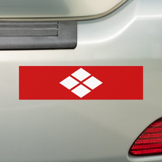 武 田 家 紋, Takeda Shingen KAMON, Japans gezinscentru Bumpersticker (Op auto)