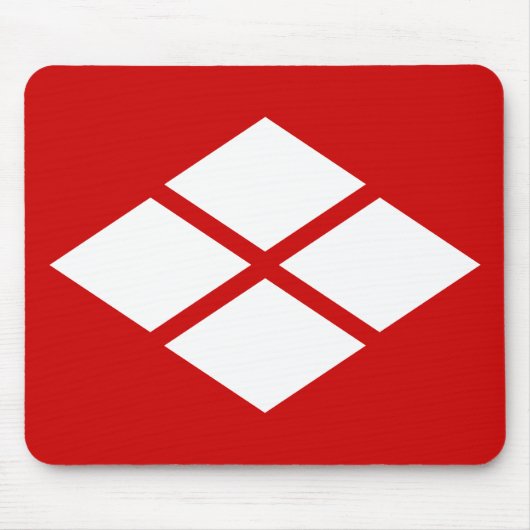 武 田 家 紋, Takeda Shingen KAMON, Japans gezinscentru Muismat (Voorkant)