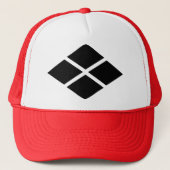 武 田 家 紋, Takeda Shingen KAMON, Japans gezinscentru Trucker Pet (Voorkant)