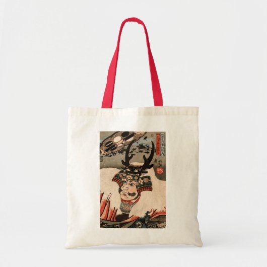 武 田 玄, 国 Takeda Shingen, Kuniyoshi, Ukiyo-e Tote Bag (Voorkant)