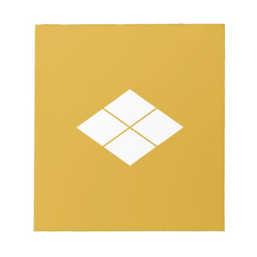 武 田 菱 NOTITIEBLOK (Voorkant)