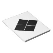 武 田 菱 NOTITIEBLOK (Schuin)