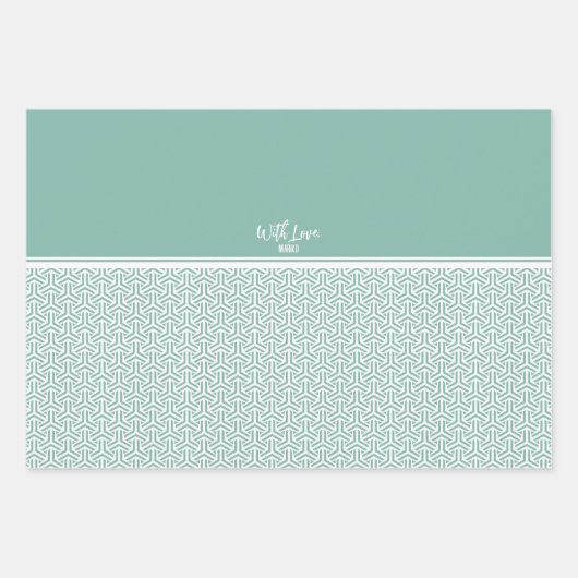 毘沙門亀甲 |Bishamon Kikko Japans traditioneel patroon Inpakpapier Vel (Voorkant 3)