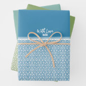 毘沙門亀甲 |Bishamon Kikko Japans traditioneel patroon Inpakpapier Vel (In situ)