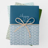 毘沙門亀甲 |Bishamon Kikkō Japans traditioneel patroon Inpakpapier Vel (In situ)