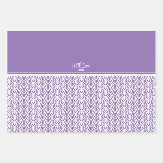 毘沙門亀甲 |Bishamon Kikko Japans traditioneel patroon Inpakpapier Vel (Voorkant 3)