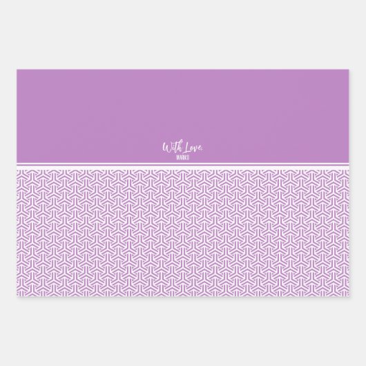 毘沙門亀甲 |Bishamon Kikko Japans traditioneel patroon Inpakpapier Vel (Voorkant 2)