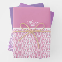 毘沙門亀甲 |Bishamon Kikko Japans traditioneel patroon Inpakpapier Vel