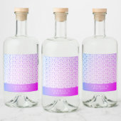 毘沙門亀甲 Japans KIMONO trouwbier&Likeur Labels Likeurfles Etiket (Flessen)