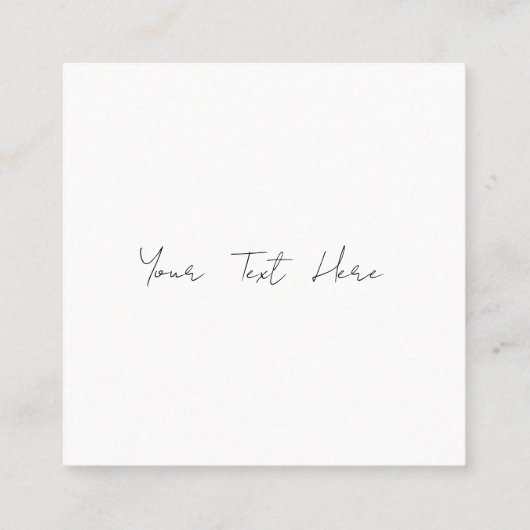 水彩画のサンキューカード/名刺/ネモフィラ/青い花/ブルー 紹介カード VIERKANTE VISITEKAARTJE (Achterkant)