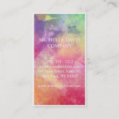 水彩　パステル VISITEKAARTJE (Achterkant)