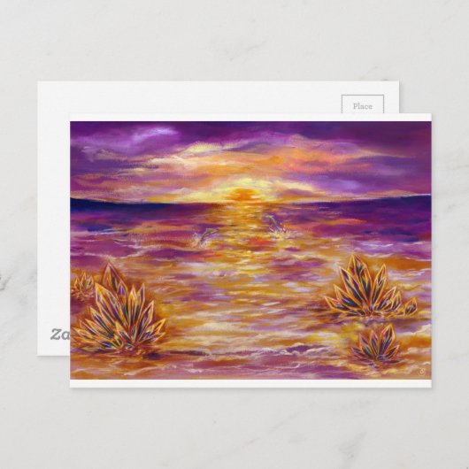 水 と ル カ 晶4 . BRIEFKAART (Voorkant / Achterkant)