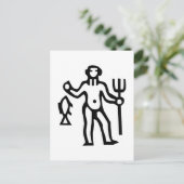 水 座, Aquarius, Constellation (Zodiac) Briefkaart (Staand voorkant)