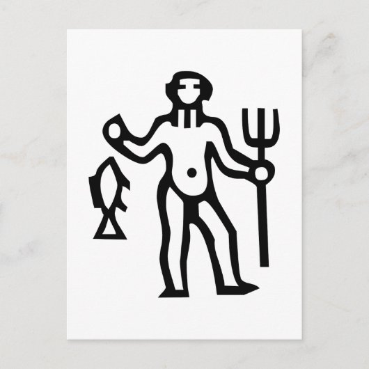 水 座, Aquarius, Constellation (Zodiac) Briefkaart (Voorkant)