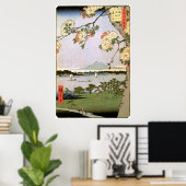 江 の 桜, 広 Cherry Blossom of Edo, Hiroshige Poster (Thuiskantoor)