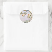 江 の 桜, 広 Cherry Blossom of Edo, Hiroshige Ronde Sticker (Tas)