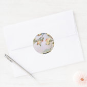 江 の 桜, 広 Cherry Blossom of Edo, Hiroshige Ronde Sticker (Envelop)