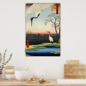江 の 鶴, 広 Edo, Hiroshige Poster (Keuken)