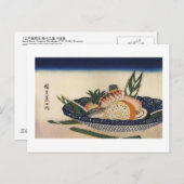 江 前 司, 広 Sushi Bowl, Hiroshige, Ukiyoe Briefkaart (Voorkant / Achterkant)