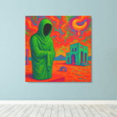 沈黙の証人 CANVAS AFDRUK (Insitu (Houten vloer))