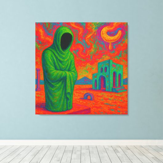 沈黙の証人 CANVAS AFDRUK (Insitu (Houten vloer))