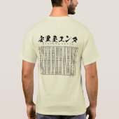沖縄三線(三味線)+安里屋ユンタ工工四 okinawa sanshin asadoya yunta t-shirt (Achterkant)