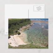沖 の 海 Zee Okinawa (eiland Miyagi) Briefkaart (Voorkant / Achterkant)