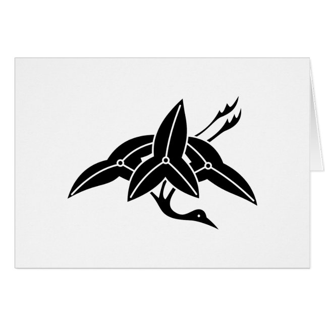 沢 瀉 鶴 (Voorkant Horizontaal)