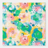 油絵調のカラフルなシームレスパターン柄 BEHANG (Voorkant)