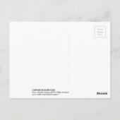 沼 牧 の 昼, koeien, Hiroshi Yoshida, Woodcut Briefkaart (Achterkant)