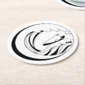 波乗りアザラシ RONDE KARTONNEN ONDERZETTER (Gebogen)