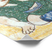 流 行 づ, のActors van de 狂 Kuniyoshi, Ukiyoe. Poster (Hoek)