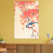 浮世絵キャンバス ukiyoe 小原古邨 「桐に四十雀」 キャンバスプリント canvas afdruk (Insitu (Woonkamer))